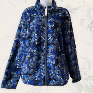 NWT Nordstrom Cristina Martinez Gender Inclusive High Pile Fleece Jacket- Size X